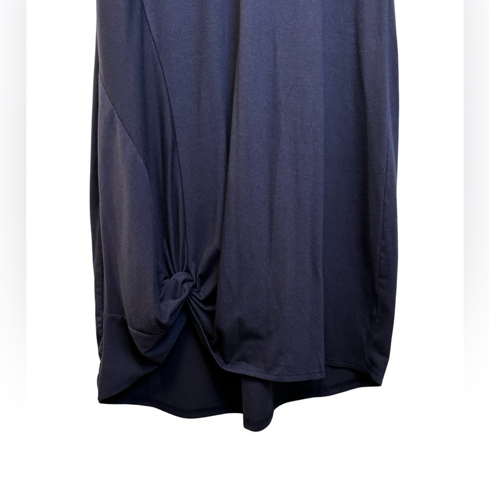 Berryou Navy Blue Cold Shoulder Dress Size L☀️ - Picture 5 of 12